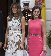 Doña Letizia y Melania Trump: duelo de estilos en la Casa Blanca