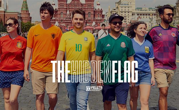 'The Hidden Flag': la genial iniciativa para colar la bandera gay en el Mundial de Rusia 