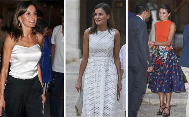 Así han sido los 'looks' de la Reina Letizia durante su primera semana en Mallorca 