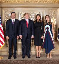 Begoña Gómez Vs Melania Trump: la mujer de Sánchez triunfa con un vestido de Delpozo 