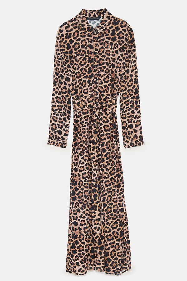 Vestido leopardo Zara