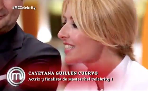 MasterChef Celebrity: el consejo que Cayetana Guillén Cuervo le dio a los concursantes para ganar
