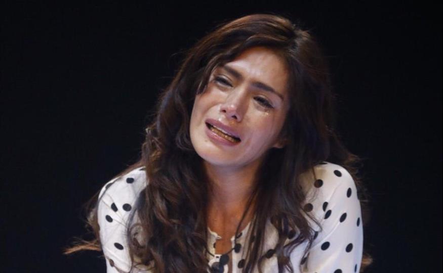 Miriam Saavedra llorando en Gran Hermano VIP