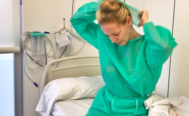 Paula Vázquez pasa por quirófano para operarse del menisco: "Solo falta la recuperación"