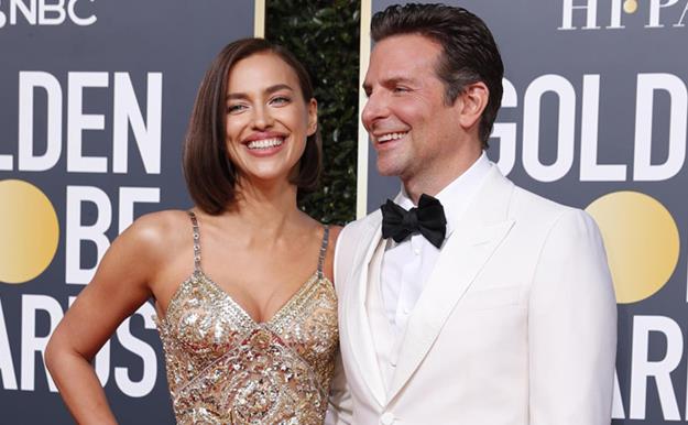 Irina Shayk y Bradley Cooper escogen los Globos de Oro 2019 para su primer posado como pareja