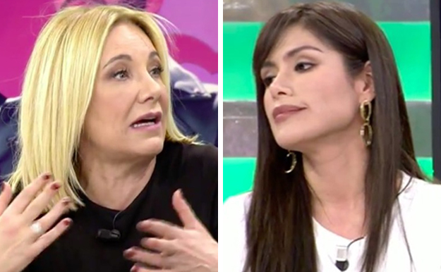 Belén Ro y Miriam Saavedra reviven viejas rencillas en un tenso cara a cara en 'Sálvame'
