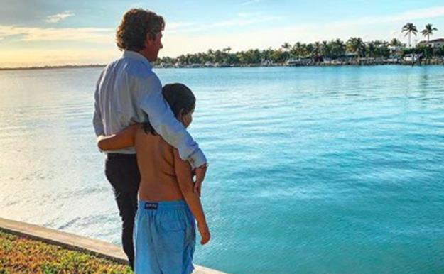Colate exprime al máximo el tiempo junto a su hijo antes de viajar a Honduras