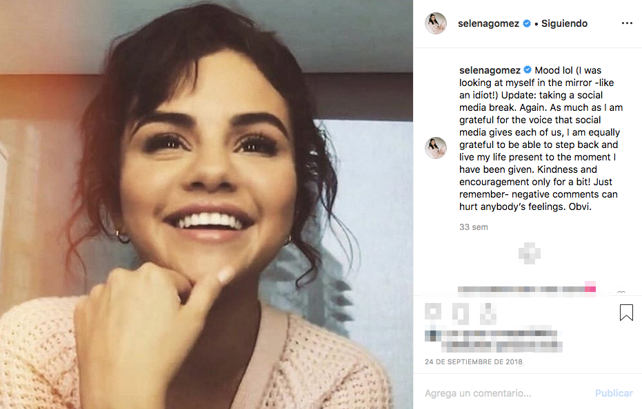 Selena Gomez Instagram