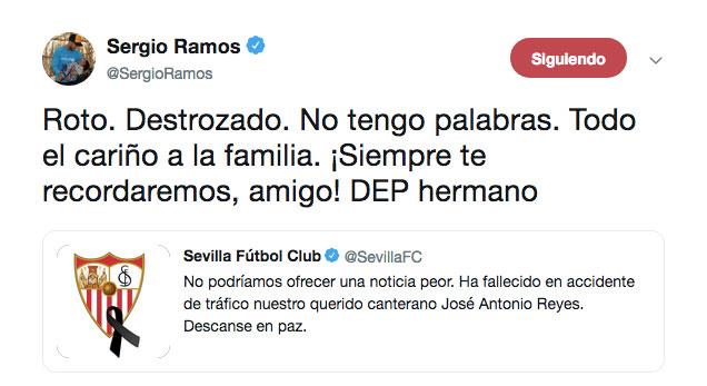 Sergio Ramos, destrozado