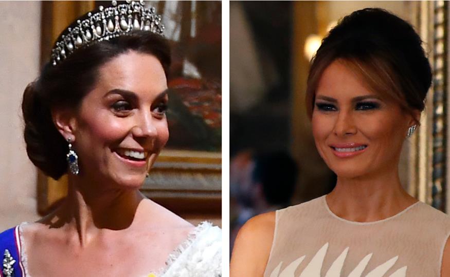 Duelo de estilo entre Melania Trump y Kate Middleton