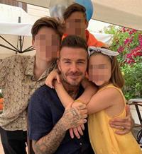 Los Beckham al completo disfrutan de un fin de semana en Sevilla