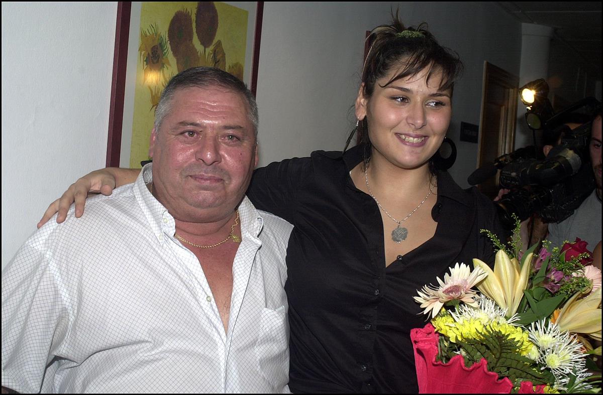 Rosa López y su padre