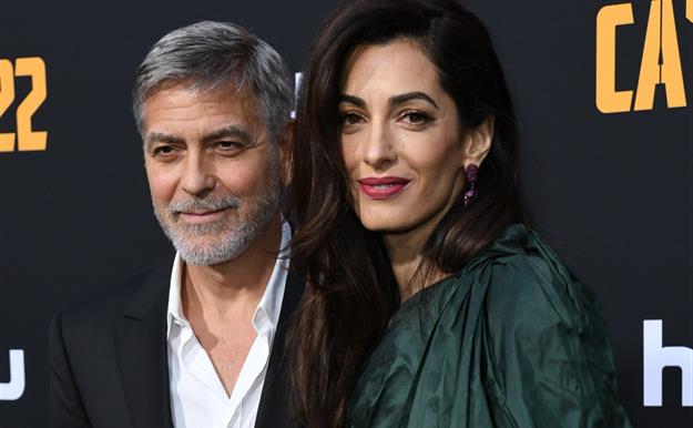 Los Clooney sufren un desastre doméstico en su mansión italiana