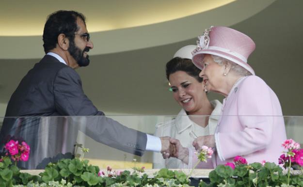 Isabel II está en medio de la separación de Haya de Jordania y el jeque Mohamed Bin Rashid