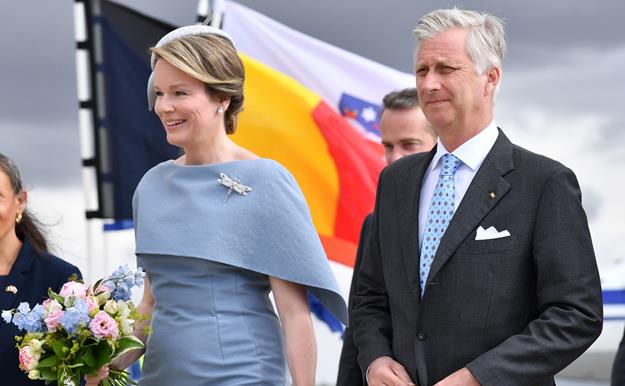 Los reyes Felipe y Matilde de Bélgica visitan Sajonia