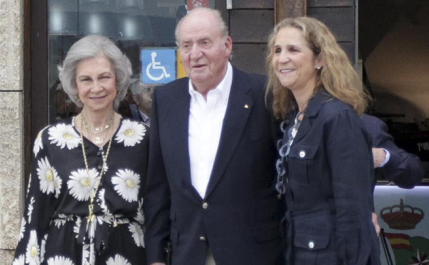 Sofía, Juan Carlos y Elena