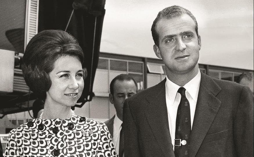 Los reyes Juan Carlos de Borbón y doña Sofía