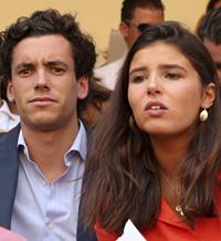 Tana Rivera y su novio, Quique González, en la goyesca de Ronda