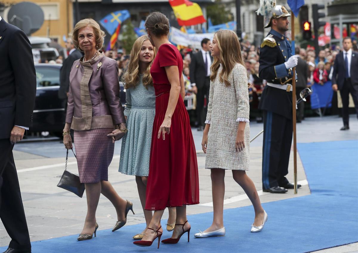 La reina letizia en los premios princesa de Asturias