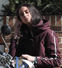 Victoria Federica, en moto por Madrid, ajena a todos los rumores
