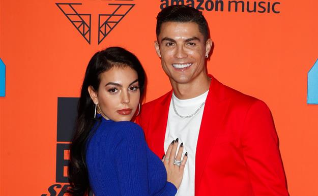 Cristiano Ronaldo y Georgina Rodríguez, estrellas sorpresa en los premios MTV