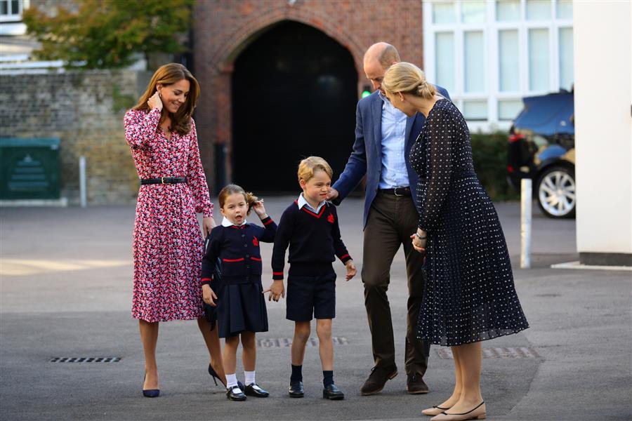 Kate Middleton con George y Charlotte
