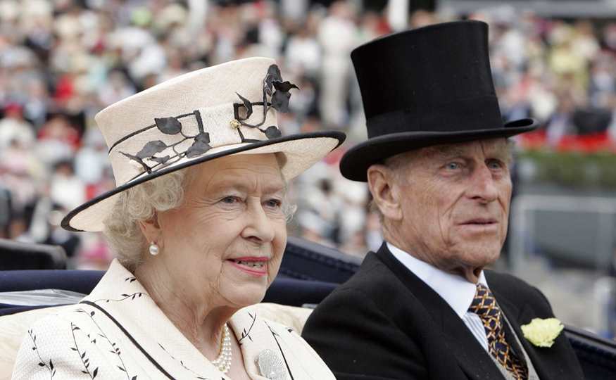 Isabel II y duque de Edimburgo