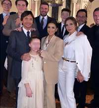 Eva Longoria y Marc Anthony, padrinos de bautizo de Harper y Cruz Beckham