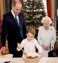 El príncipe George, muestra su faceta como 'chef' frente a unos testigos de excepción
