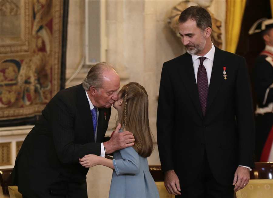Leonor, Juan Carlos, Felipe