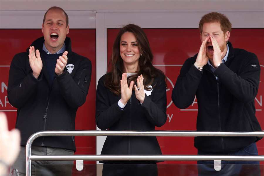 Kate, Guillermo y Harry