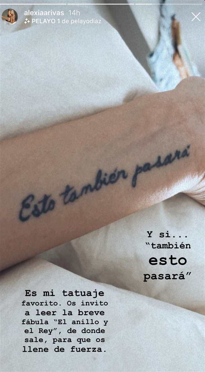 Tatuaje de Alexia Rivas