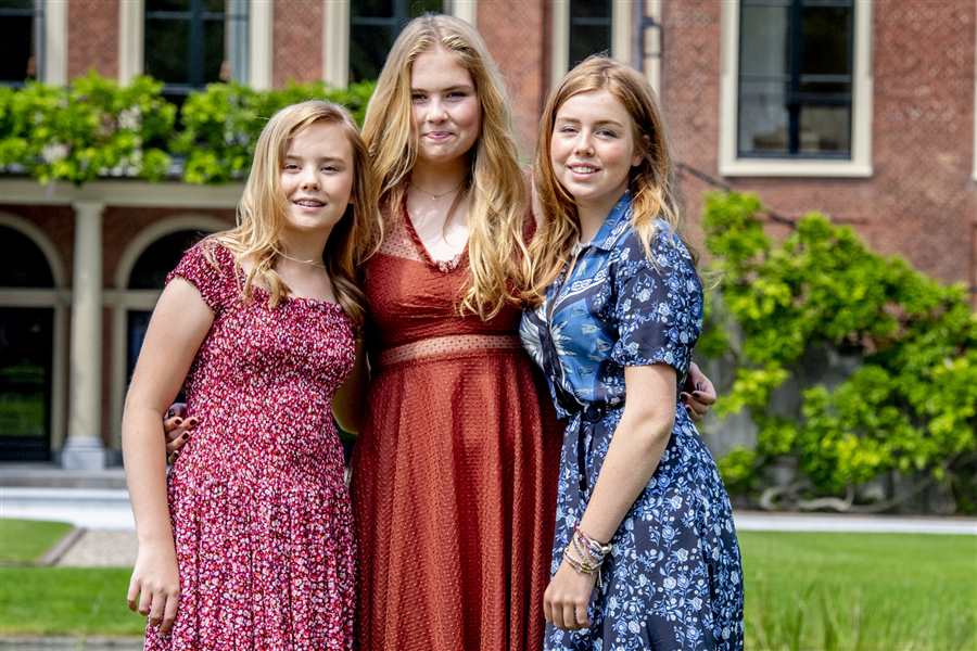 Amalia, Alexia y Ariane de Holanda