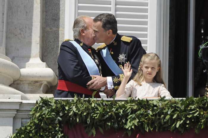 Juan Carlos y Felipe Proclamación