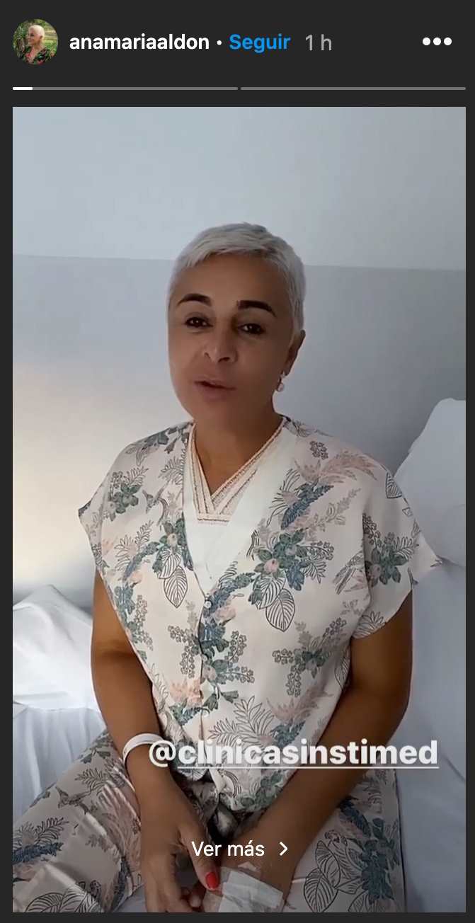Ana María Aldón operación de pecho
