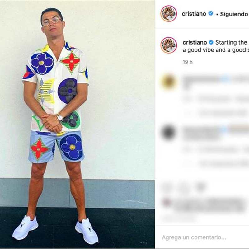 Cristiano Ronaldo revoluciona las redes con su último look