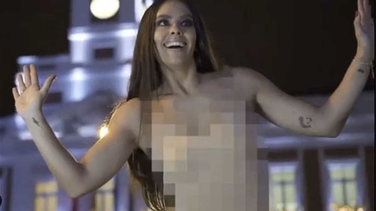 Cristina Pedroche revoluciona con un desnudo integral en pleno centro de Madrid