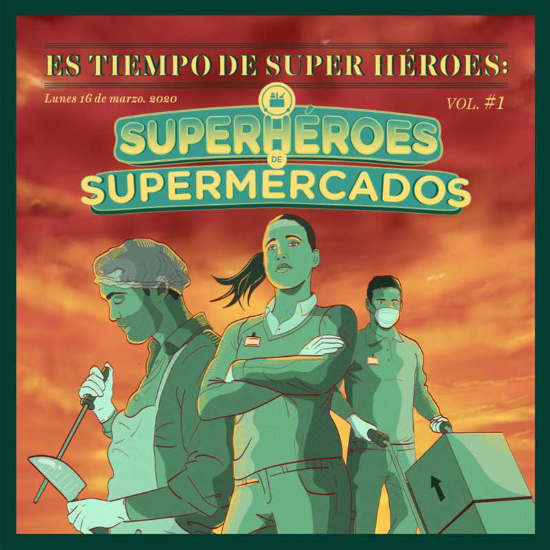 Los carteles más originales para rendir tributo a los superhéroes de la pandemia 
