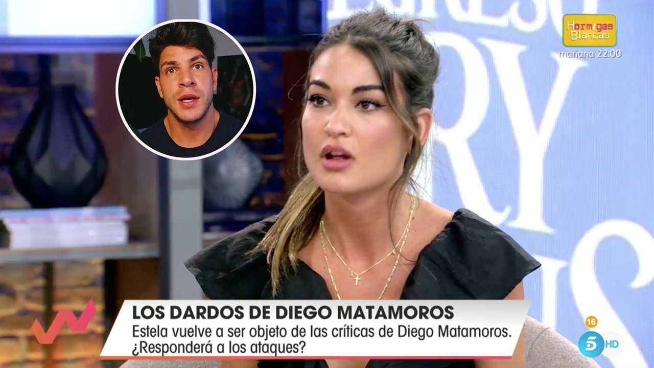 Estela Grande le manda un mensaje a Diego Matamoros: "Me he quitado la mochila de culpa"
