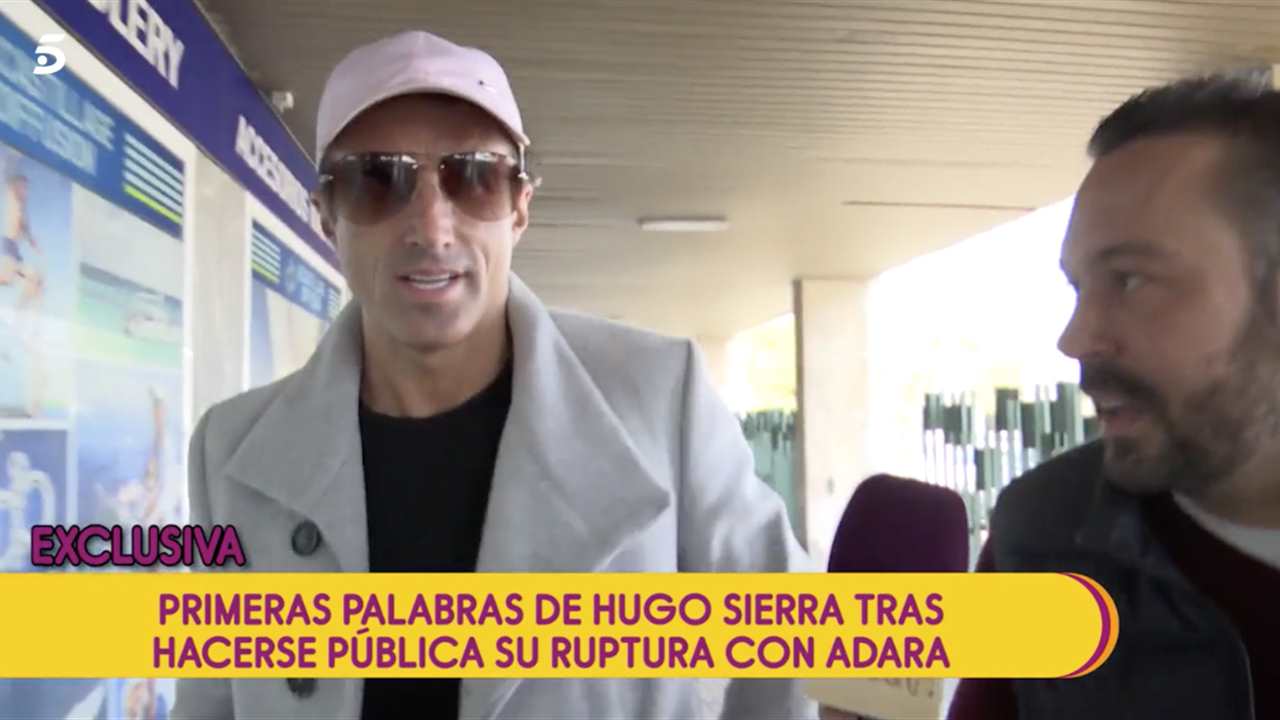 Hugo Sierra reaparece después de que Adara haya confirmado su separación: "Estoy mal"