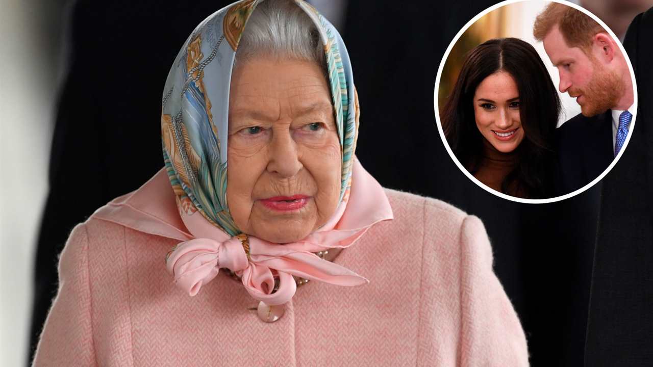 La reina Isabel II, furiosa con la decisión de Meghan Markle y el príncipe Harry