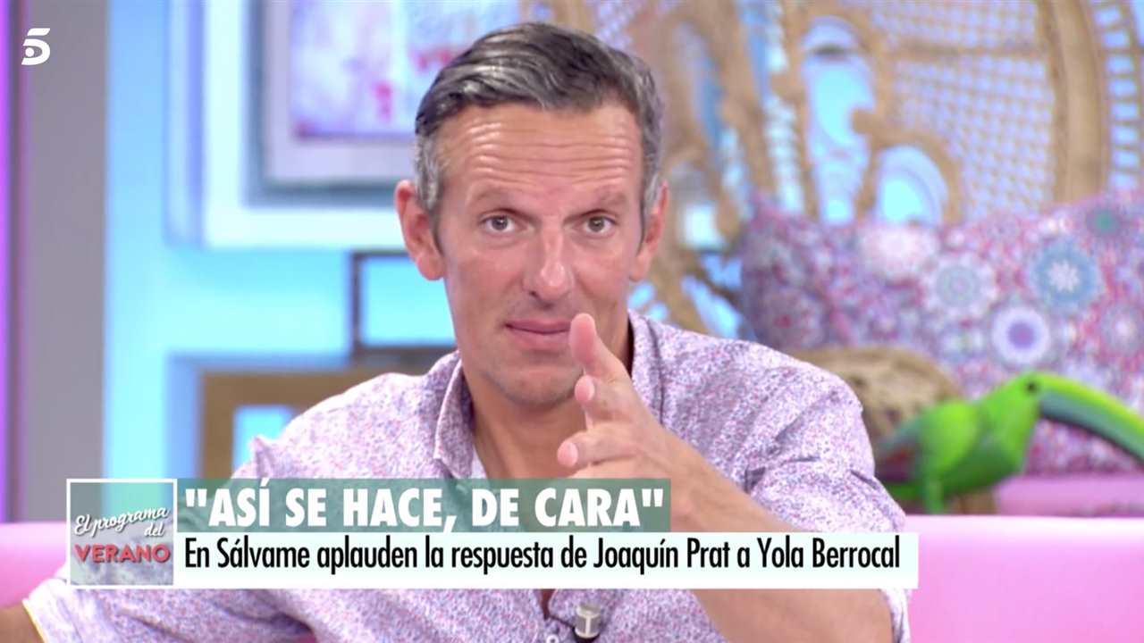 Joaquín Prat invita a Yola Berrocal a que hable claro sobre la relación que tuvieron