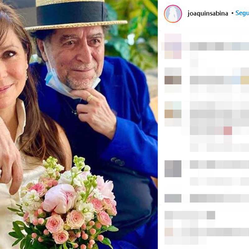 Joaquín Sabina y Jimena Coronado comparten las primeras imágenes de su boda sorpresa