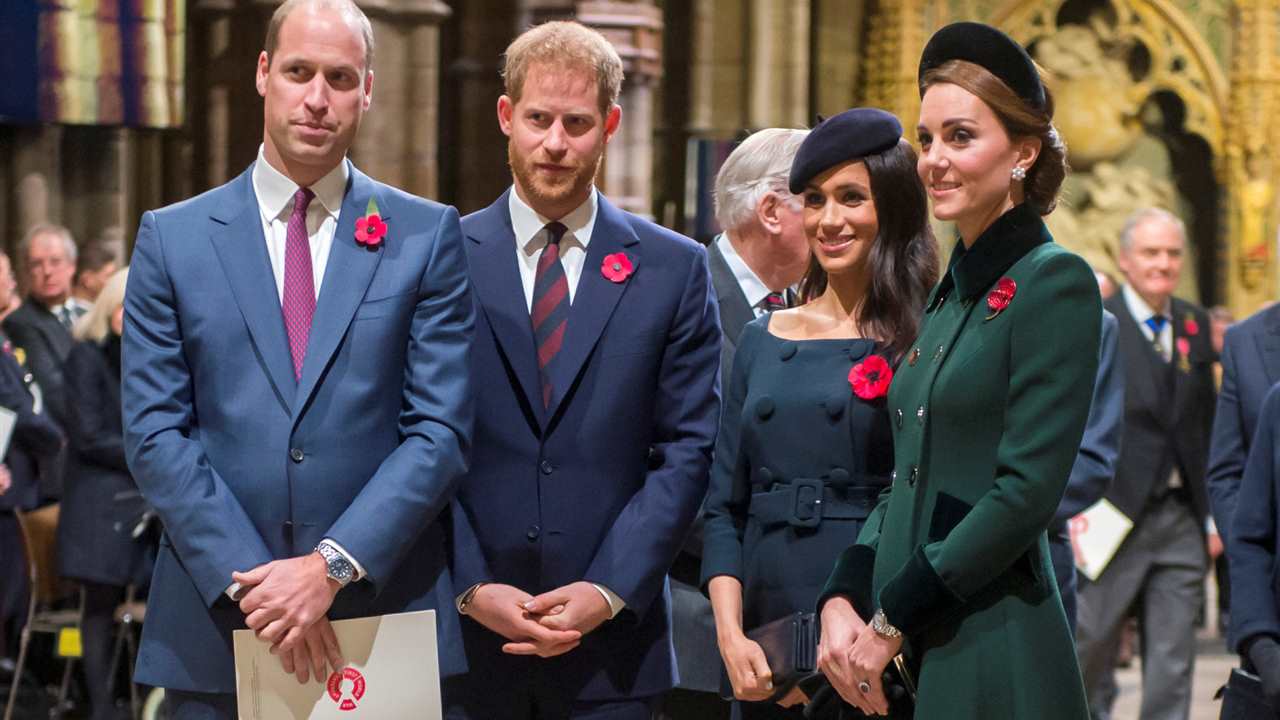 Los príncipes Guillermo y Harry cierran filas para proteger a Kate Middleton y Meghan Markle