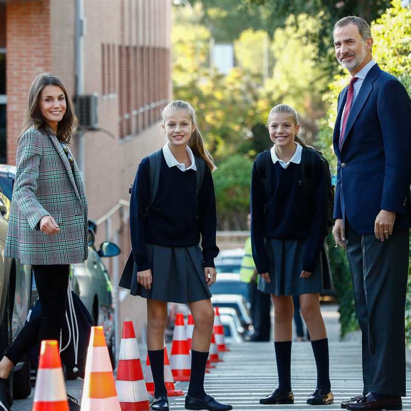 El motivo por el que la reina Letizia no ha acompañado a su hija, la princesa Leonor, en su primer día de colegio