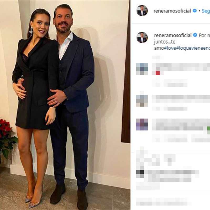 Lorena Gómez, la novia de René Ramos, anuncia (¡al fin!) su embarazo