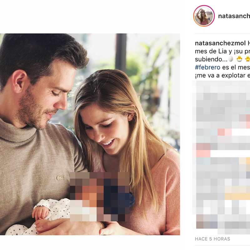Natalia Sánchez y Marc Clotet han sido padres por segunda vez