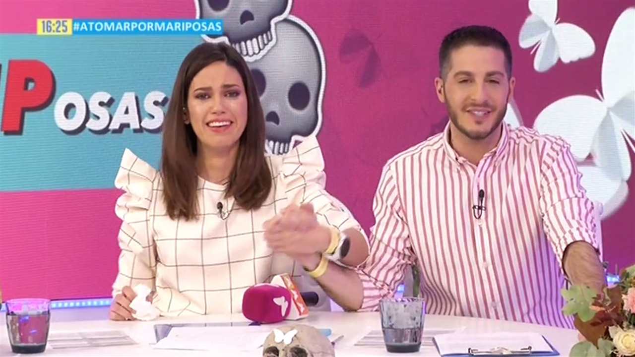 Nuria Marín y Nando Escribano se despiden, entre lágrimas, en el último programa de 'Cazamariposas'