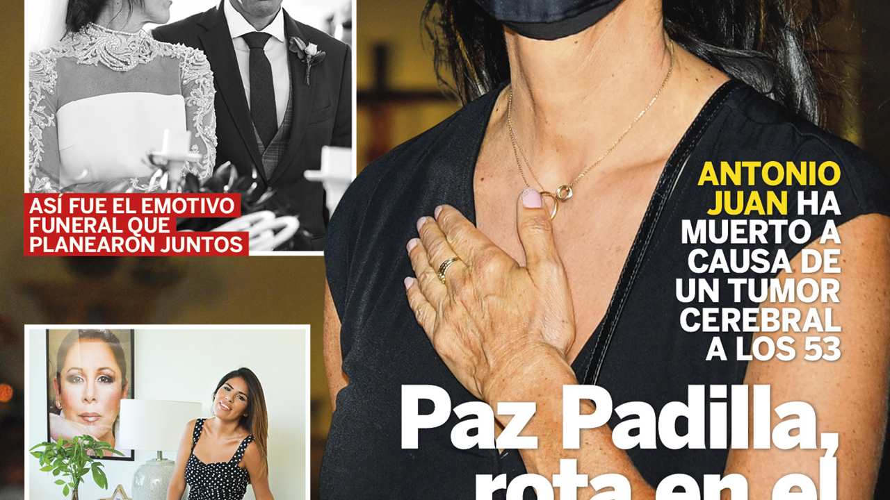 Paz Padilla: Los detalles del emotivo funeral que planeó junto a su marido, Antonio Juan Vidal