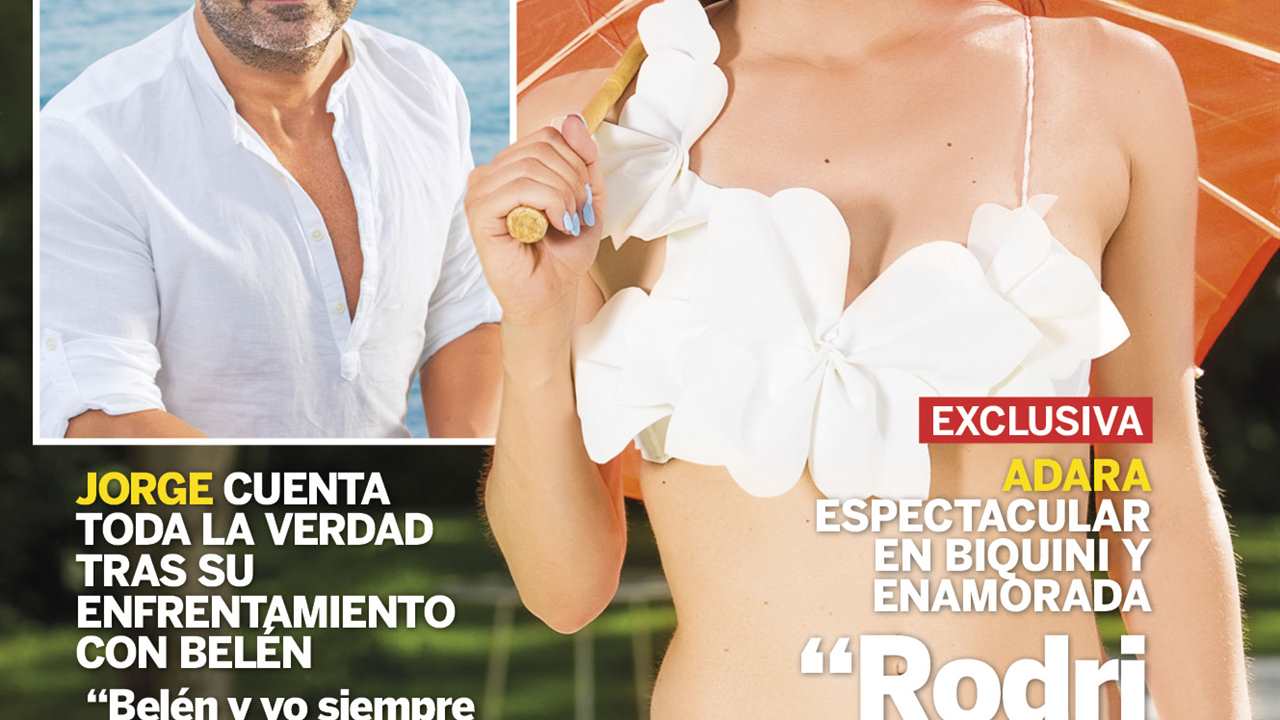 Adara Molinero, espectacular en bikini: "Hugo Sierra y yo hemos llegado a un acuerdo sobre la custodia de nuestro hijo"